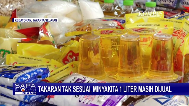Polisi Temukan Minyakita di Pasar Kebayoran Lama Tak Sesuai Takaran
