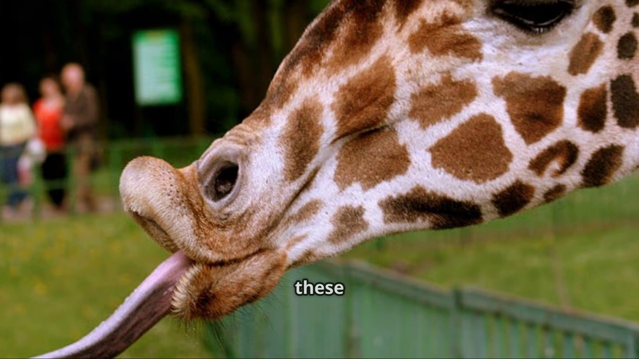 Super Giant Tongues ! Giraffe Tongue Secrets & More !