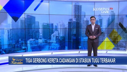 Tiga Gerbong Kereta Api di Stasiun Tugu Yogyakarta Terbakar, PT KAI Lakukan Penyelidikan