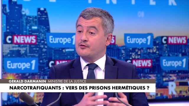 La possibilité de prisons dédiés aux narcotrafiquants selon Gérald Darmanin