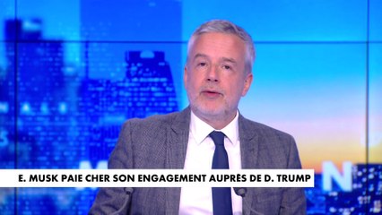 Le billet d'humeur de Romain Desarbres : «Elon Musk paie cher son engagement auprès de Donald Trump»