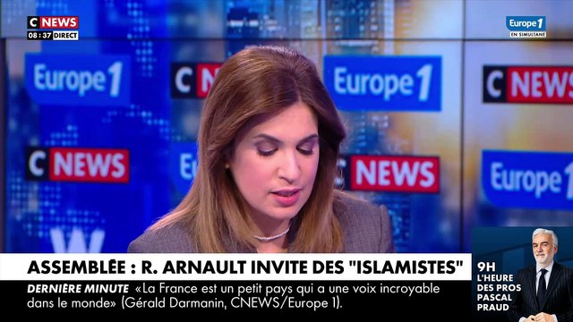 Le ministre Gérald Darmanin dénonce sur CNews les appels à manifester des Insoumis contre Cyril Hanouna et Pascal Praud