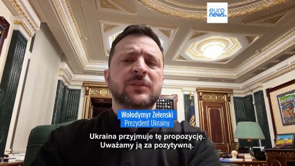 "Jesteśmy gotowi zrobić ten krok". Ukraina zgadza się na trzydziestodniowe zawieszenie broni