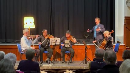 Dolgellau Music Club listen to the MacFeaverJones String Quartet and baritone Thomas Coltman