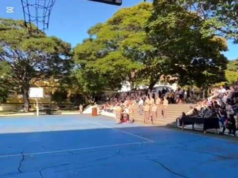 Ceremonia de apertura del Liceo militar Gral. Artigas, Montevideo, Uruguay (05/03/2025)