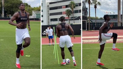 Pogba se entrena en Miami y manda un aviso: "Alguien ha vuelto"
