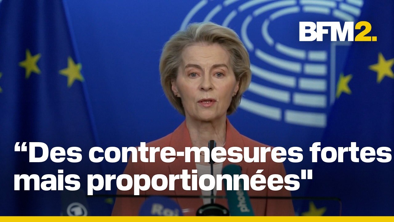 L’Union européenne annonce la mise en place de droits de douane sur des produits américains à hauteur de 26 milliards d'euros