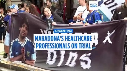 Argentinian court begins trial of seven healthcare professionals over Maradona's death