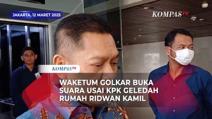Waketum Golkar Buka Suara usai KPK Geledah Rumah Ridwan Kamil