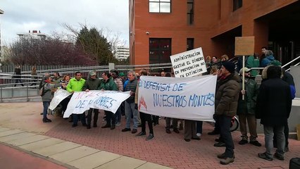 Manifestación vigilantes incendios