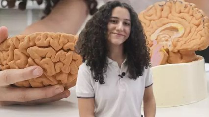 Lise öğrencisi beyin tümörü ve bağırsak ilişkisini incelediği projesiyle TÜBİTAK'tan ödül aldı