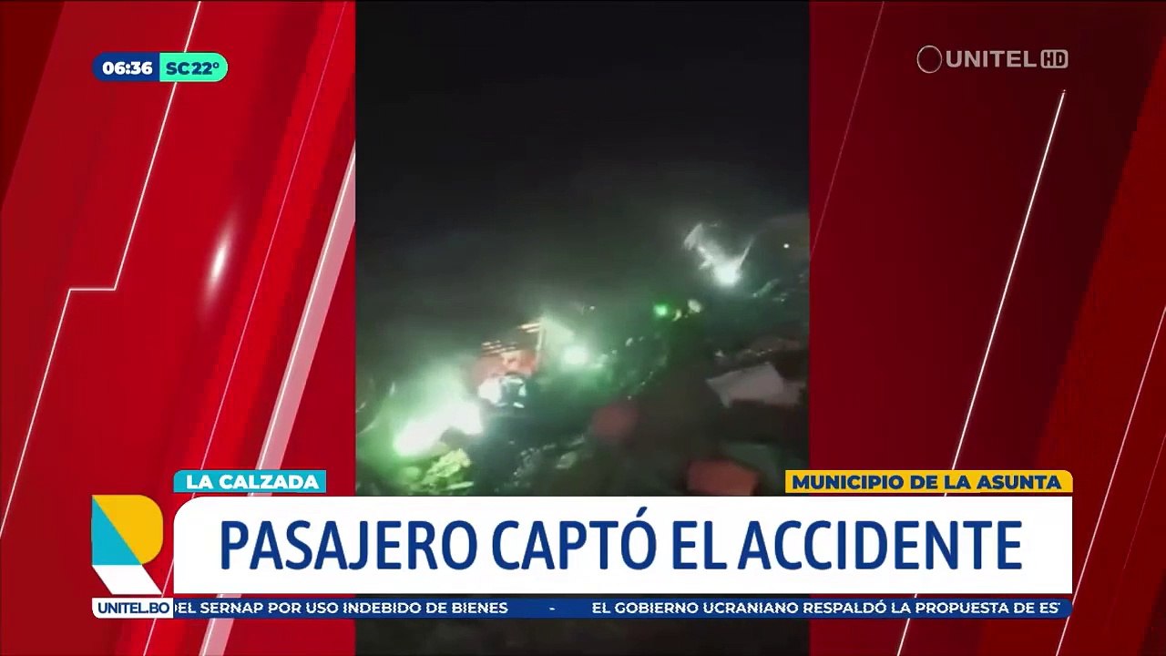 Reportan que un bus fue arrastrado por un río en La Asunta; presuntamente dos personas quedaron atrapadas