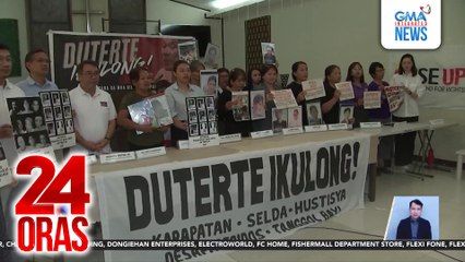 Pagpapanagot at ‘di lang pag-aresto kay FPRRD, iginiit ng mga naulila dahil sa drug war | 24 Oras