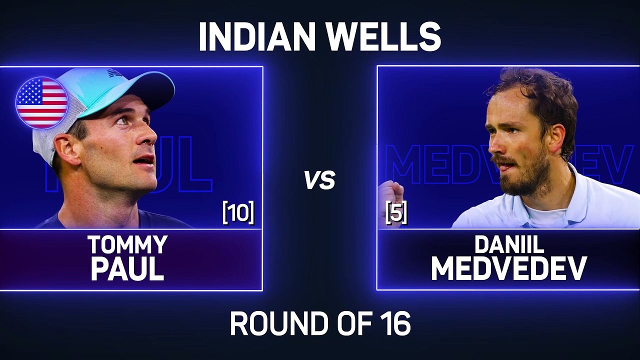 Medvedev eases past Paul in straight sets