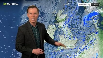 Met Office Wednesday afternoon weather forecast 12/03/2025