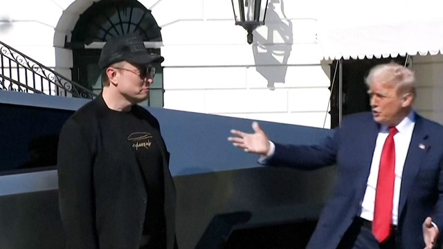 Donald Trump organise une animation commerciale pour Tesla à la Maison-Blanche