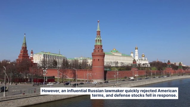 Trump Restores Ukraine Aid After Threatening 'Large-Scale' Sanctions On Moscow, But Russian Lawmaker Rejects Ceasefire Terms: Defense Stocks Fall