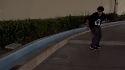 Skateboarder's cartoon-esque fall is as painful as it is comical