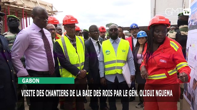 [#Reportage] visite des chantiers de la Baie des rois par le Gén. Oligui Nguema