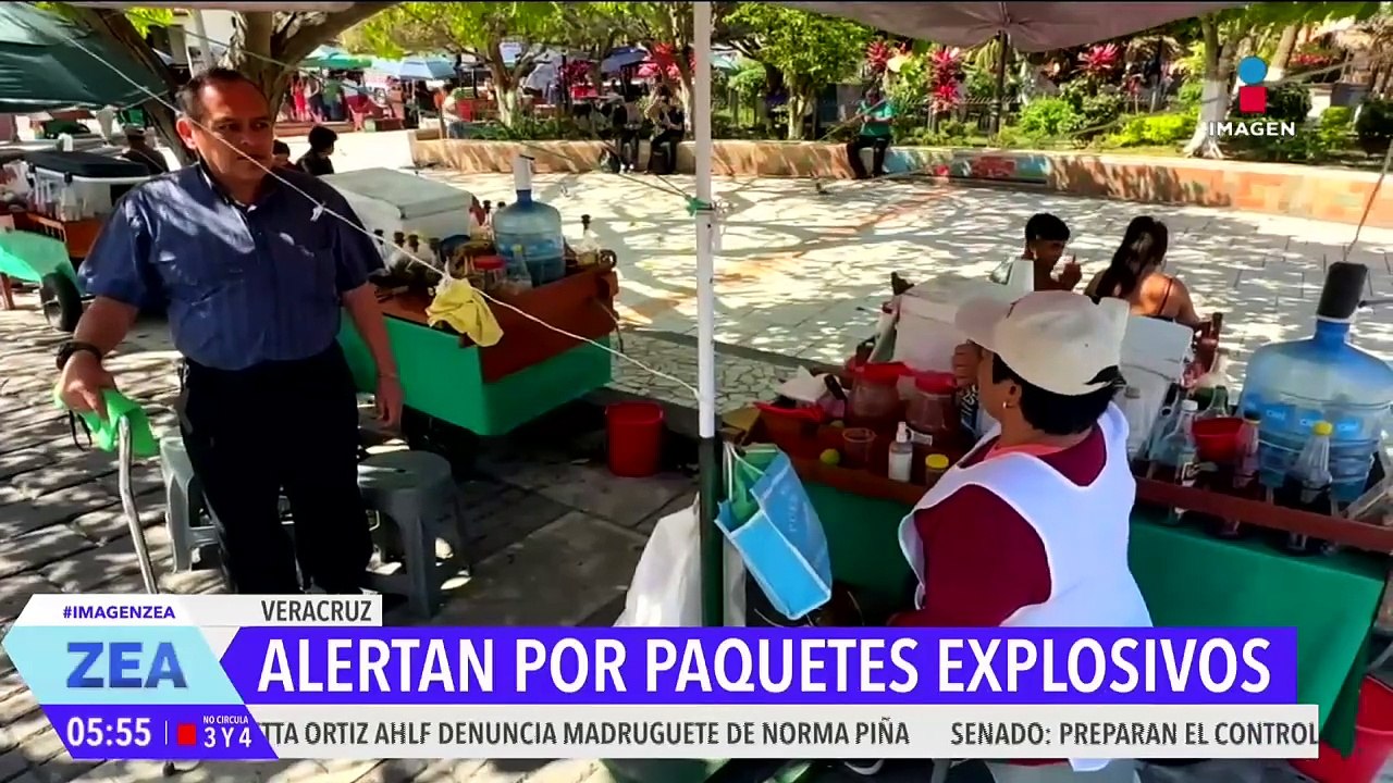 Alertan por paquetes explosivos en Papantla, Veracruz