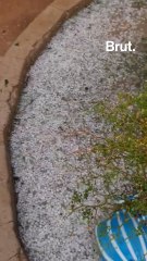 Côte d'Ivoire : une pluie de grêle s'abat sur la ville d'Odienné.
