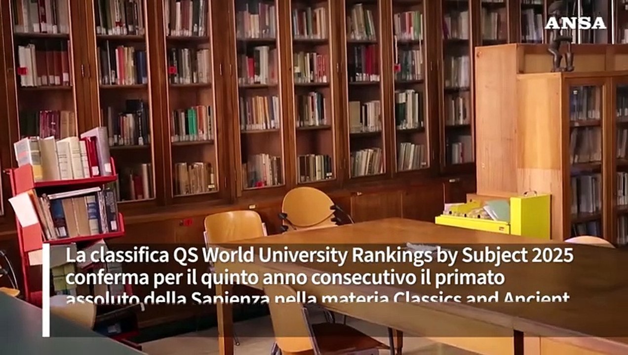 La Sapienza ancora prima al mondo per studi classici