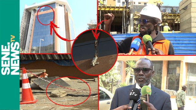 Retour sur les lieux, voici l’immeuble où les 3 ouvriers ont chuté du 7e étage à la Cité Keur Gorgui