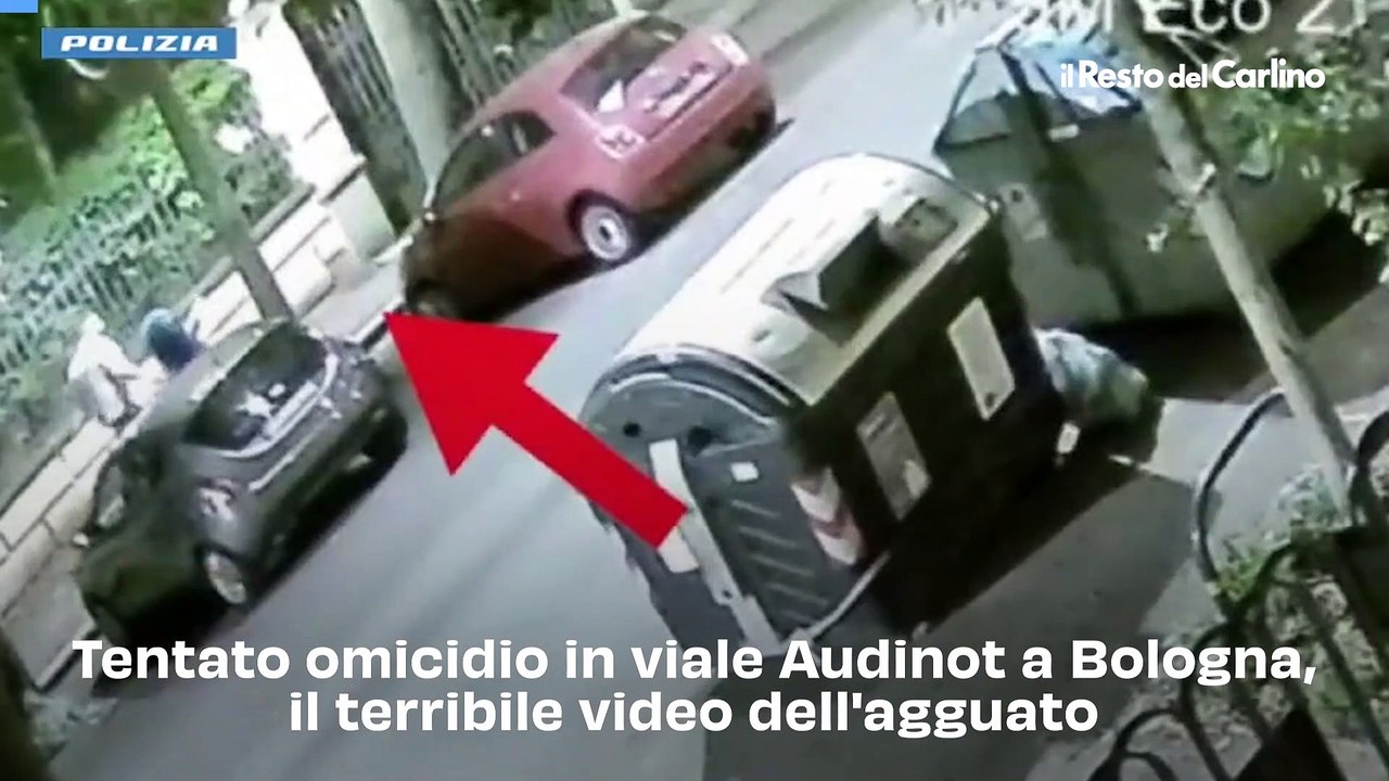 Tentato omicidio in viale Audinot a Bologna, il terribile video dell'agguato
