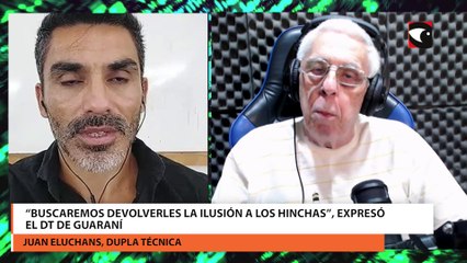 Buscaremos devolverles la ilusión a los hinchas, expresó el dt de Guaraní