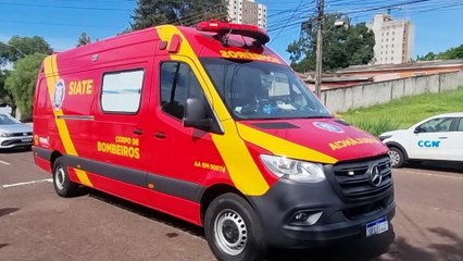 Idoso fratura o braço após cair na garagem