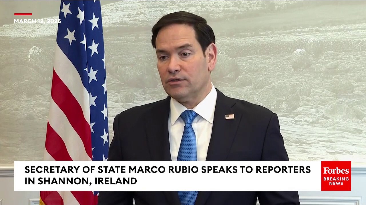 Secretary Of State Marco Rubio Previews Next Steps With Russia After Ukraine Accepts U.S. Ceasefire Proposal