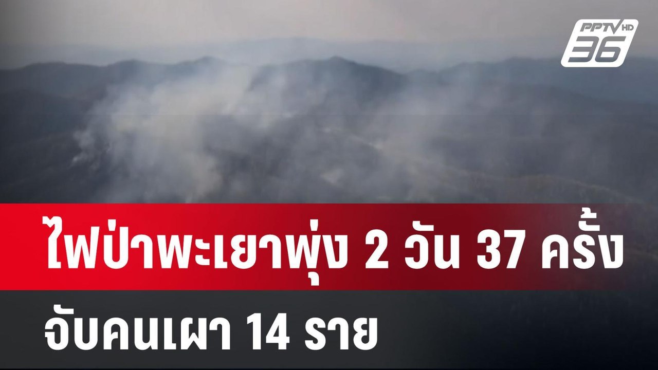 ไฟป่าพะเยาพุ่ง 2 วัน 37 ครั้ง จับคนเผา 14 ราย |...