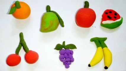 Polymer clay fruits/How to make fruit with clay