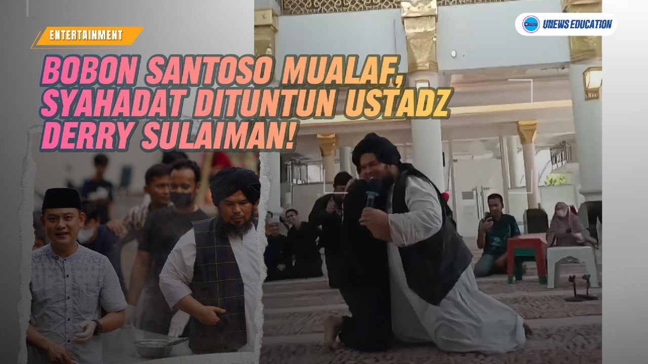 Bobon Santoso Mualaf di Ramadan 2025, Syahadat Dituntun Ustaz Derry Sulaiman!