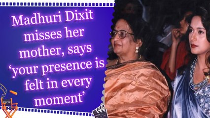 Madhuri Dixit misses her mother, says ‘your presence is felt in every moment’