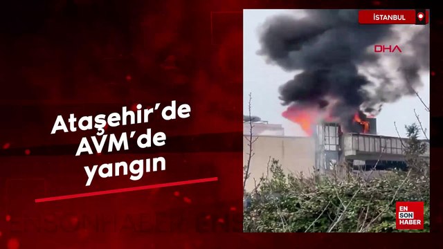 Ataşehir'de tadilat nedeniyle boşaltıldığı öğrenilen AVM'de yangın çıktı. İhbar üzerine itfaiye, sağlık ve polis ekipler