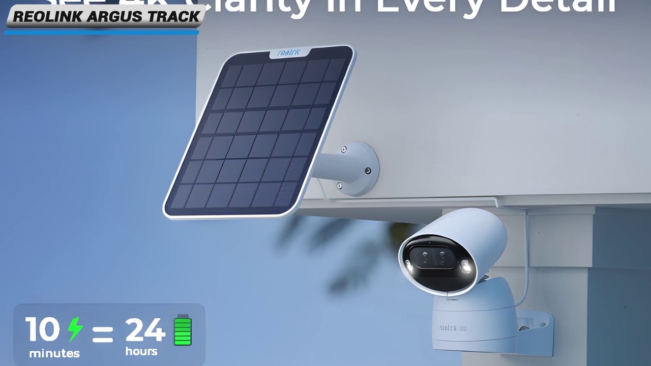 Top Best New Outdoor Security Cameras 2025 | REOLINK Argus Track, 4K Solar Security Camera