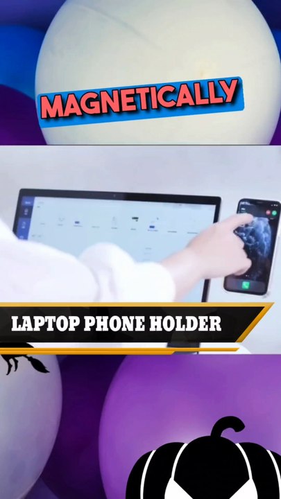 Adjustable Laptop Phone Holder / #smartphone #smartgadgets #tech #trend #coolgadgets #ilovegadgets