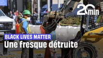 Etats-Unis : Une fresque Black Lives Matter détruite, sous pression des républicains