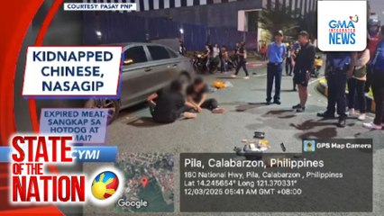 Kidnapped Chinese,nasagip; Expired meat, sangkap sa hotdog at siomai? | SONA