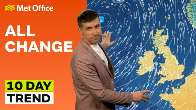 10 Day Trend 12/03/2025 – Turning milder but wetter