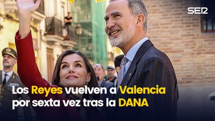 Los Reyes vuelven a Valencia por sexta vez tras la DANA