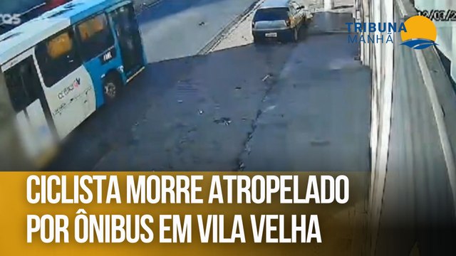 Ciclista morre atropelado por ônibus em Vila Velha