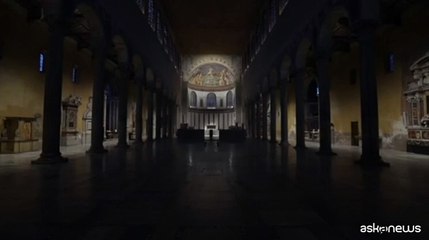 Una nuova illuminazione esalta la bellezza di Santa Sabina a Roma