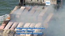 Emberölés gyanújával letartóztatták az Északi-tengeren egy másiknak ütköző teherhajó kapitányát