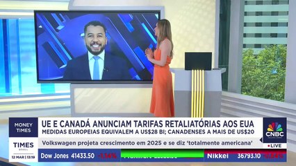 União Europeia e Canadá retaliam EUA por tarifas de Trump; Renan de Souza repercute 