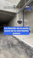Le point en images sur les travaux du tunnel de la sortie ouest de la voie Mathis à Nice