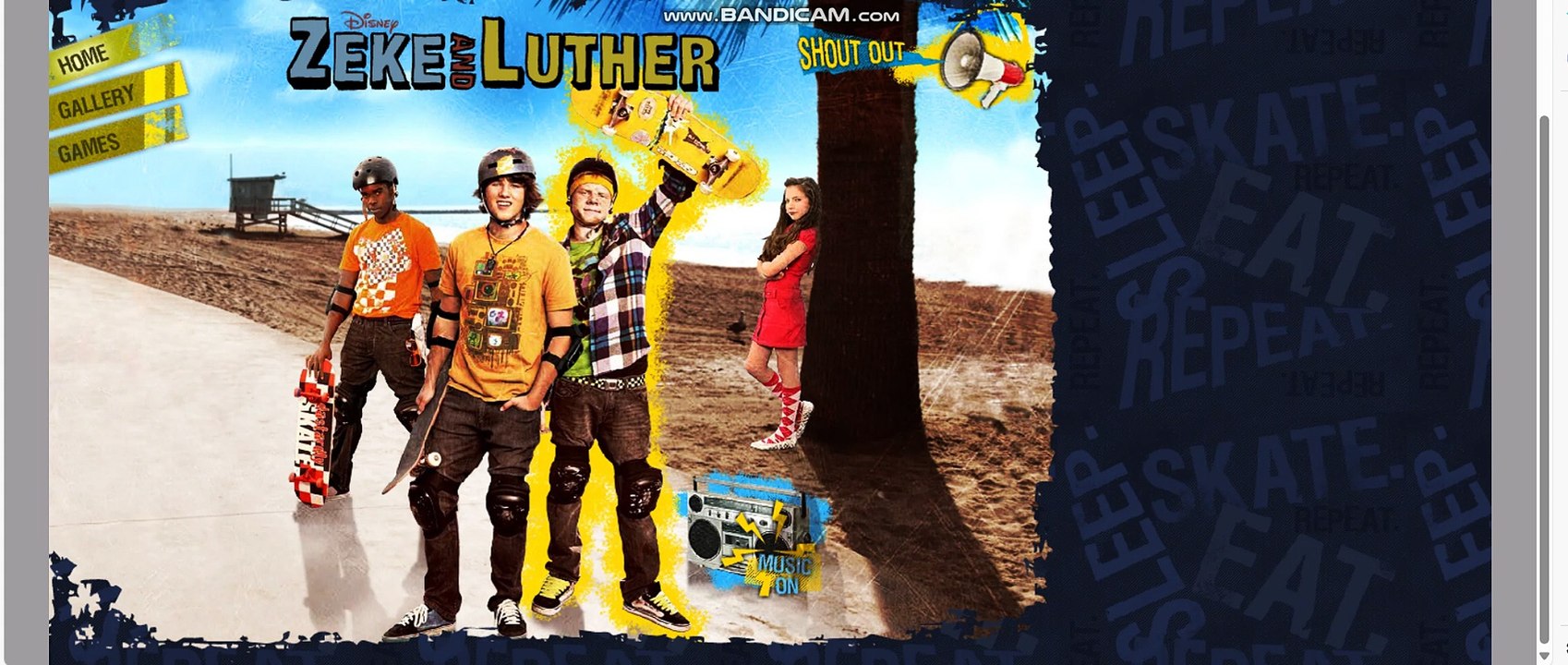 Family Channel Canada - Zeke and Luther website (2009)