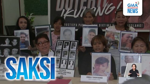 Mga naulila ng mga biktima ng umano'y EJK, umaasang mapanagot si FPRRD at maabot nila ang katarungan | Saksi