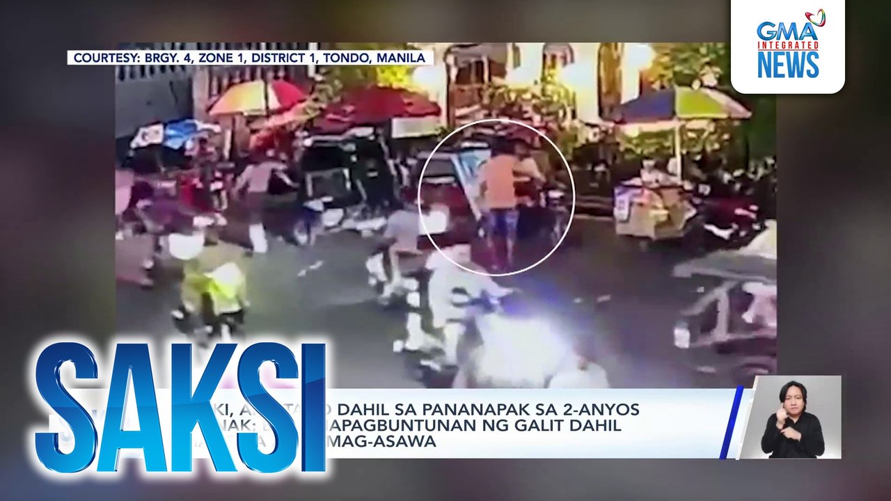 Lalaki, arestado dahil sa pananapak sa 2-anyos na anak; bata, napagbuntunan ng galit dahil umano sa away-mag-asawa | Saksi